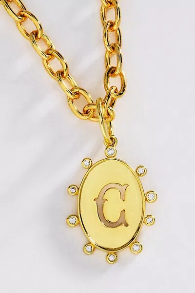 Goldbug Collection Goldbug X Anthropologie Initial Necklace