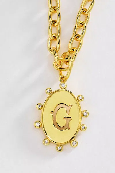 Goldbug Collection Goldbug X Anthropologie Initial Necklace