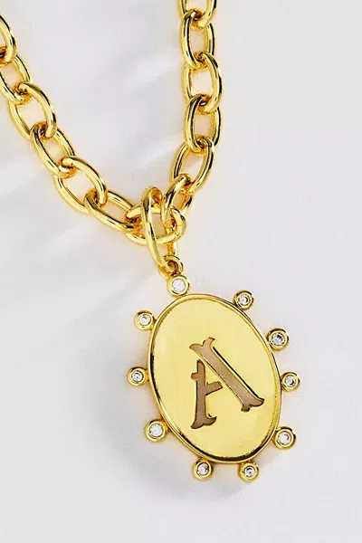 Goldbug Collection Goldbug X Anthropologie Initial Necklace