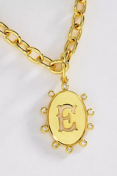 Goldbug Collection Goldbug X Anthropologie Initial Necklace