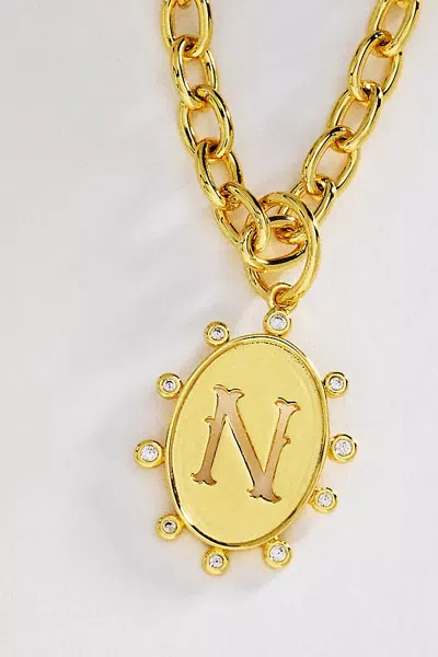 Goldbug Collection Goldbug X Anthropologie Initial Necklace