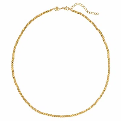 Goldbug Collection Women's Beaded Ball Necklace In Gold