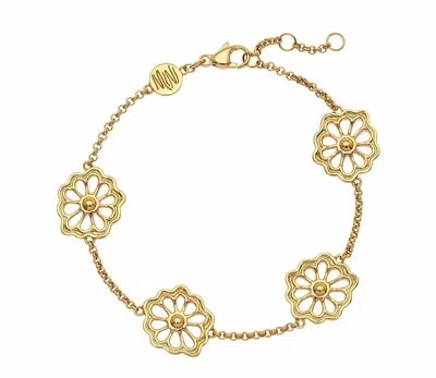 Goldbug Collection Women's By The Bunch Okra Bracelet In Gold