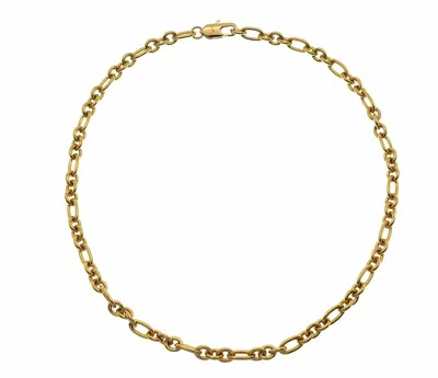 Goldbug Collection Women's Oval Round Heavy Chain Necklace In Gold