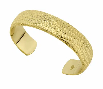 Goldbug Collection Women's Peanut Texture Cuff Bracelet In Gold