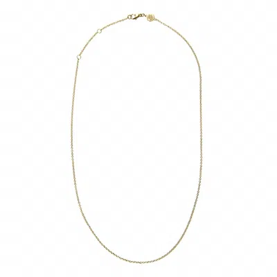 Goldbug Collection Women's Tiny Cable Chain Necklace In Gold