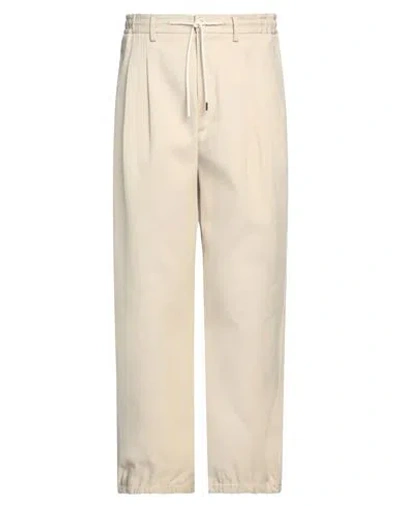 Golden Goose Man Pants Beige Size M Polyester, Virgin Wool