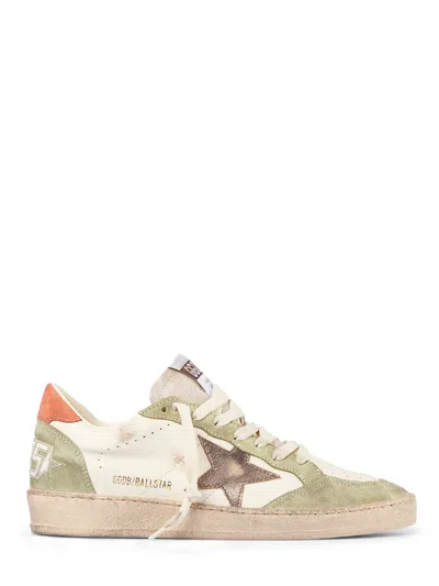 Golden Goose Vintage-inspired Nappa And Suede Sneakers With Distressed Detailing In Multi