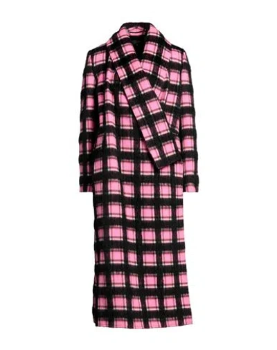 Golden Goose Woman Coat Pink Size S Virgin Wool, Mohair Wool, Alpaca Wool, Polyamide