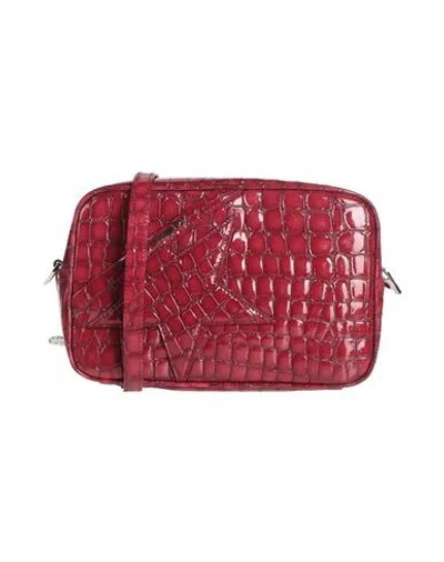 Golden Goose Woman Cross-body Bag Burgundy Size - Leather In Red
