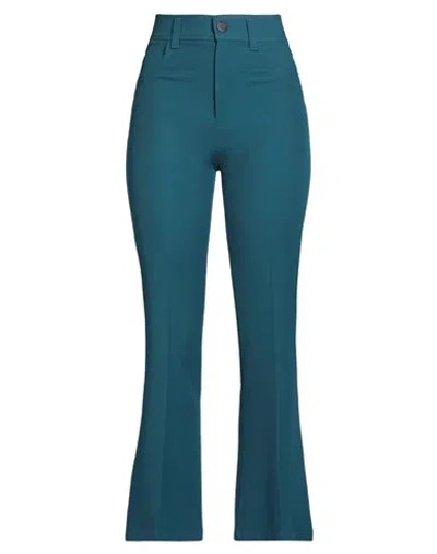 Golden Goose Woman Pants Deep Teal Size 4 Virgin Wool, Polyamide In Green