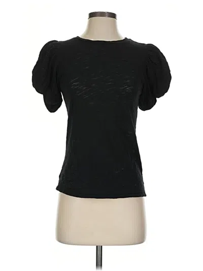 Pre-owned Goldie Short Sleeve Turtleneck In Black