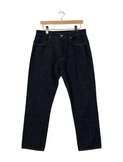 Pre-owned Goldsign Mid-rise Straight Leg Jeans In Blue