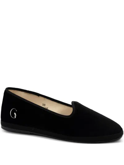Gondolina Pellestrina Logo-detail Slippers In Black