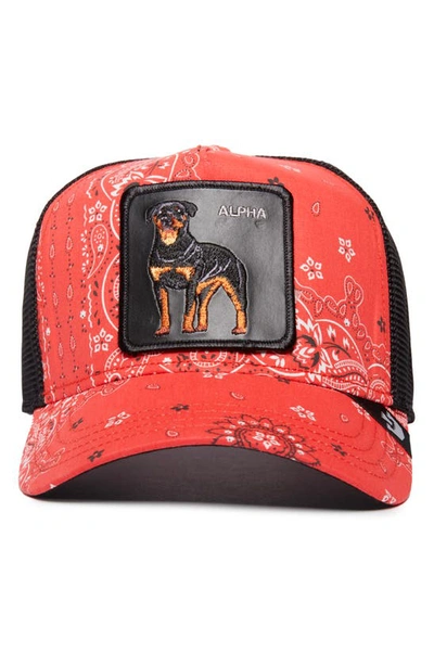 Goorin Bros Without Warning Trucker Hat In Red