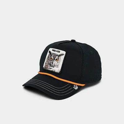 Goorin Bros . Wise Owl 100 Snapback Hat 100% Cotton/twill In Black
