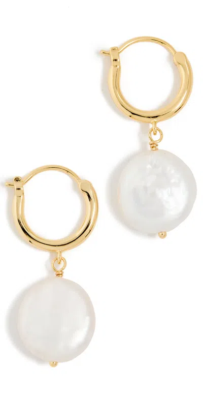 Gorjana Reese Pearl Huggies