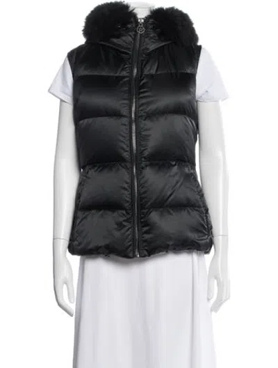 Pre-owned Gorski Nylon Vest In Black