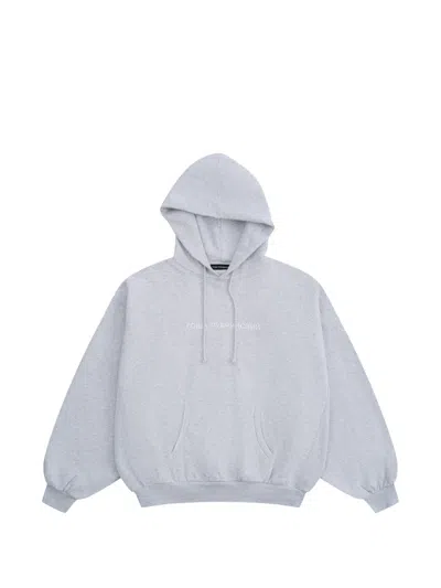 Gosha Rubchinskiy Logo-print Oversized Hoodie In Gray
