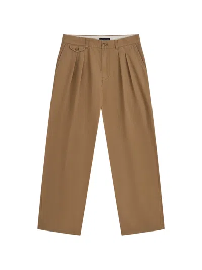 Gosha Rubchinskiy Pleated Flap-pocket Trousers In Neutral