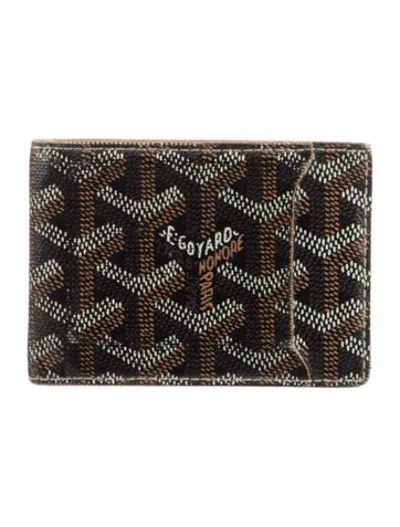 Pre-owned Goyard 2019 Ine Bifold Wallet In Black
