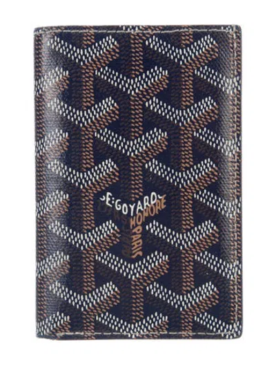 Pre-owned Goyard 2024 Ine Bifold Wallet In Blue