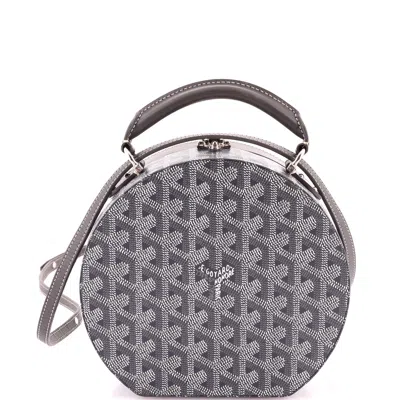 Goyard Alto Hatbox Bag Coated Canvas In Grey