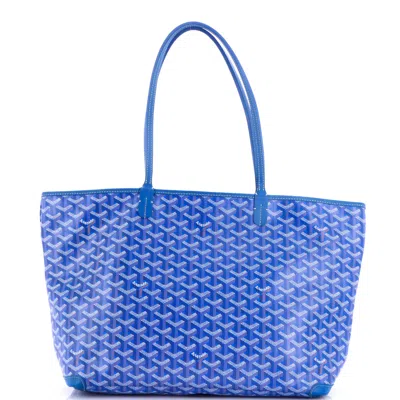 Goyard Artois Tote Coated Canvas Mm In Blue