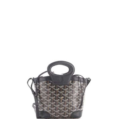 Goyard Beluga Bag Coated Canvas Mini In Black