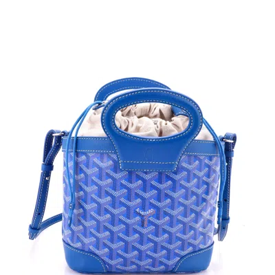 Goyard Beluga Bag Coated Canvas Mini In Blue