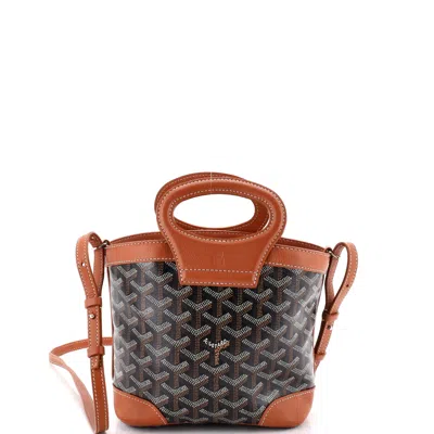 Goyard Beluga Bag Coated Canvas Mini In Brown