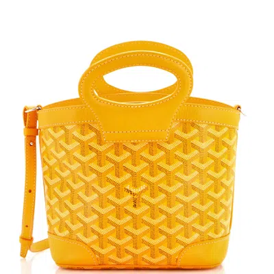 Goyard Beluga Bag Coated Canvas Mini In Yellow