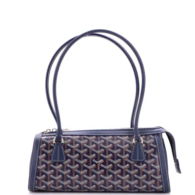 Goyard Bonbonniere Bag Coated Canvas In Blue