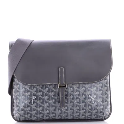 Goyard Coursier Messenger Bag Coated Canvas And Leather
