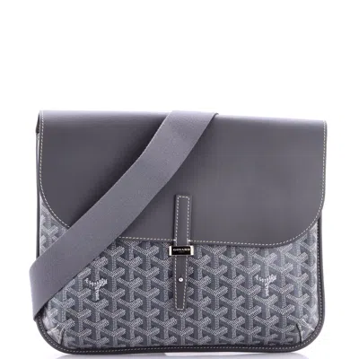 Goyard Coursier Messenger Bag Coated Canvas And Leather