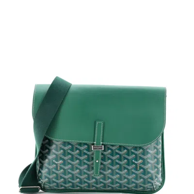 Goyard Coursier Messenger Bag Coated Canvas And Leather