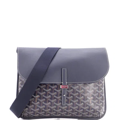 Goyard Coursier Messenger Bag Coated Canvas And Leather