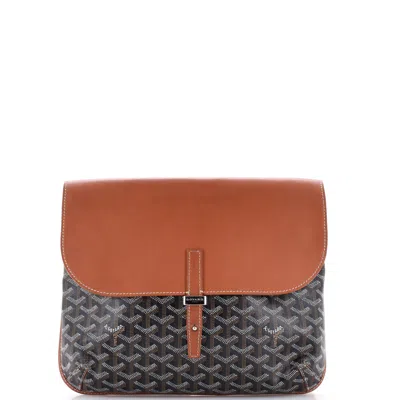 Goyard Coursier Messenger Bag Coated Canvas And Leather