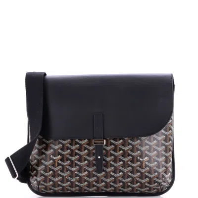 Goyard Coursier Messenger Bag Coated Canvas And Leather