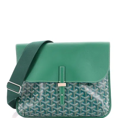 Goyard Coursier Messenger Bag Coated Canvas And Leather