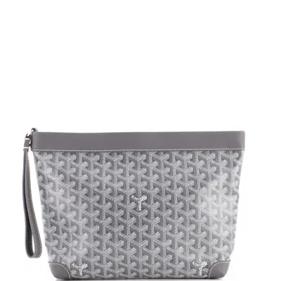 Goyard Ine Conti Pouch Coated Canvas In Multi