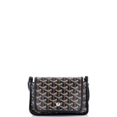 Goyard Plumet Clutch Wallet Coated Canvas In Black