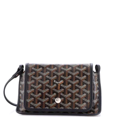 Goyard Plumet Clutch Wallet Coated Canvas In Black
