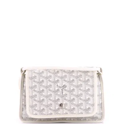 Goyard Plumet Clutch Wallet Coated Canvas In White