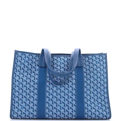 Goyard Villette Tote Canvas Mm In Blue