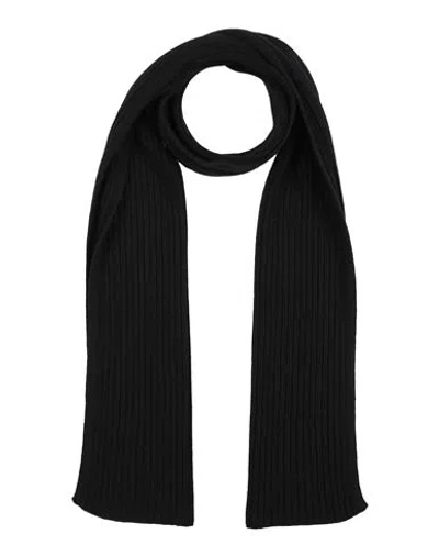 Gran Sasso Man Scarf Black Size - Virgin Wool