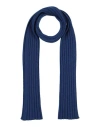 Gran Sasso Man Scarf Blue Size - Virgin Wool, Viscose, Cashmere