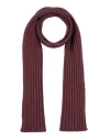 Gran Sasso Man Scarf Burgundy Size - Virgin Wool, Viscose, Cashmere In Red