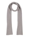 Gran Sasso Man Scarf Taupe Size - Virgin Wool, Viscose, Cashmere In Grey