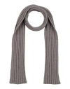 Gran Sasso Man Scarf Grey Size - Virgin Wool, Viscose, Cashmere